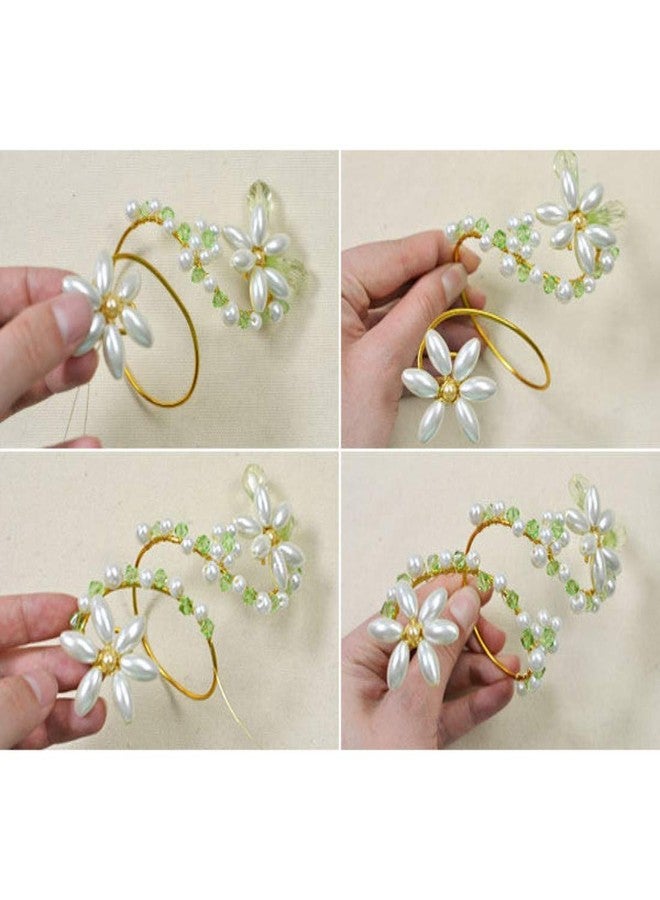 دي آي واي كرافتس مجموعة من 3 لفات من أسلاك الخرز النحاسية المتنوعة الألوان (من 1 إلى 10 ألوان) مقاس 26 (0.4 مم)، مقاومة للصدأ، لصنع المجوهرات والخرز. - Image 5